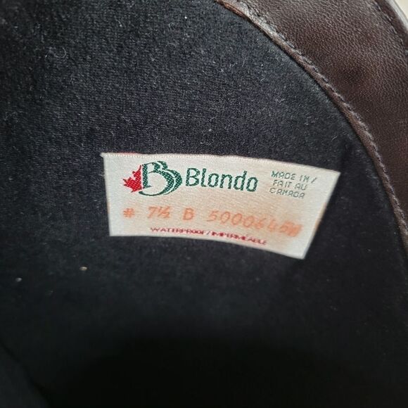 Blondo Canadian Knee High Brown Pull On Riding Boots Women's Size 7.5B - Picture 11 of 15